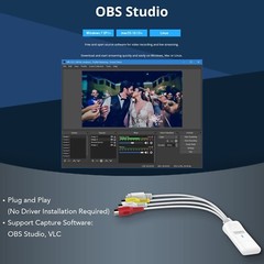 Universal USB Video Capture Card – VHS to Mac & PC Recording – User-Friendly