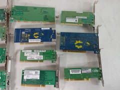 Vintage Mixed Lot RJ-45 Network Cards D-Link Intel Netgear 3Com PCI / ISA Lot of