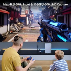 Acasis 4K 30Hz Video Capture Card 1080P 60FPS HDMI to USB Converter for PC Mac