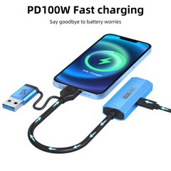 Video Capture Card with 100W PD Fast Charging, 4K 60Hz Input to 1080P 60FPS, …
