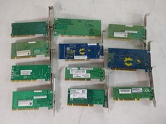Vintage Mixed Lot RJ-45 Network Cards D-Link Intel Netgear 3Com PCI / ISA Lot of