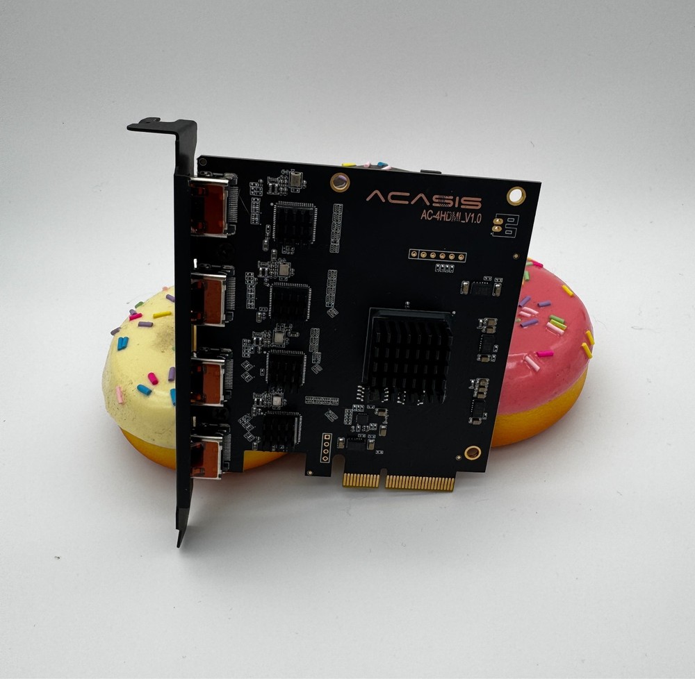ACASIS – 4K HDMI PCIe x4 Inputs Video Capture Card Stream 4 Devices At Once