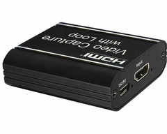4k HDMI to USB 2.0 Video Capture Card Screen Record Game Live Streaming Mic Loop