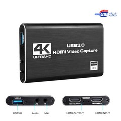 4K Audio Video Capture Card USB 3.0 HDMI Video Capture Device Full HD Recording