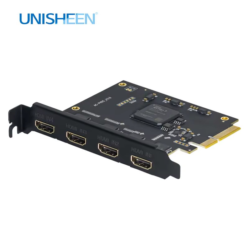 4 Channel 1080p OBS Vmix Wirecast Streaming 4 Channel 60fps Quad HDMI SDI Broadc