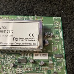 Hauppauge WinTV NTSC/NTSC-J 26032 Rev C199 TV Tuner Card