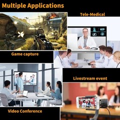AVMATRIX UC2218-4K Dual HDMI to USB 3.1 Game Video Capture Card 4K HDMI Loop-Out