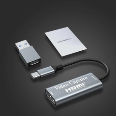 4K HDMI to 1080P Video Capture Card with USB-C for Seamless Streaming