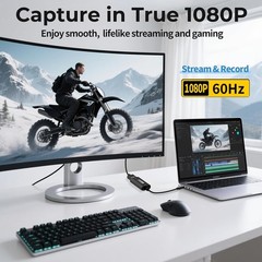 Video Capture Card, .0 HDMI to USB-C Capture Devic