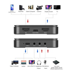 Capture Card for Game, 4K HDMI to USB 3.0 Audio Capture Card Device HD Video …