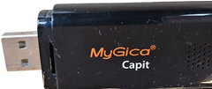 MyGica Capit USB 2.0 Capture Audio Video Adapter 3 RCA Female S Connector Tested