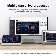 1080P HDMI To USB 3.0/Type C Video Capture Card Cable Game Record Live Streaming