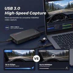 4K HDMI Capture Card, USB 3.0 Video Capture Card for Live Streaming & Gaming,…
