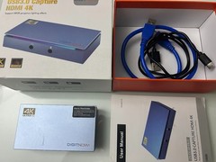 DIGITNOW USB 3.0 HDMI 4K Video Capture Card w/ Box Cables Manual OBS PC Mac