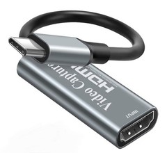 Video Capture Card For Gaming/Video Recording, HDMI 4K IN to 1080P, USB-C