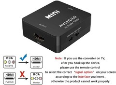Amtake RCA to HDMI Converter, 1080P HDMI, Red,White,Yellow