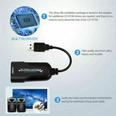 1080P 4K HDMI to USB 2.0 3.0 Video Capture Card Game Audio Video Live Streaming