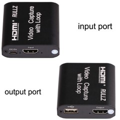 4K 60Hz HDMI Audio Video Capture Card Loop USB 2.0 Recording Box Live Streaming