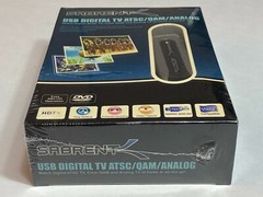 Sabrent USB Digital TV Tuner ATSC/QAM/ANALOG Remote Control Supports HDTV SEALED