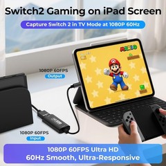 Portable HDMI Capture Card for Streaming: 1080P@60FP & Multi-Device Support