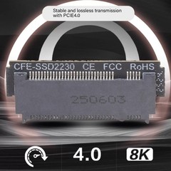 M.2 NVME 2230 to CF express Type B Adapter for DSLR Cameras Support PCIe4.0