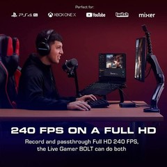 AVerMedia GC555 Live Gamer BOLT (LGB) 4K Pass-Through Thunderbolt 3 Game Capture
