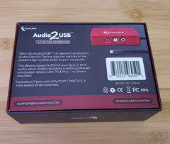 ClearClick Audio to USB 2.0 (Second Generation) Audio Capture Device Card Cable