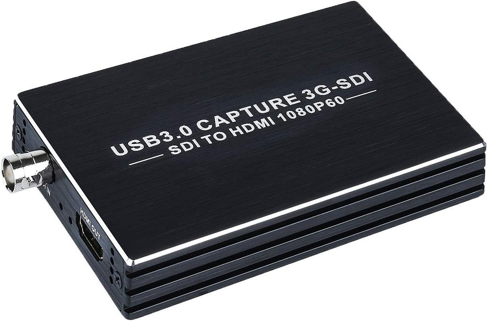 SDI Capture Card, SDI to USB 3.0 w/ HDMI Loopout 1080P 60FPS Video