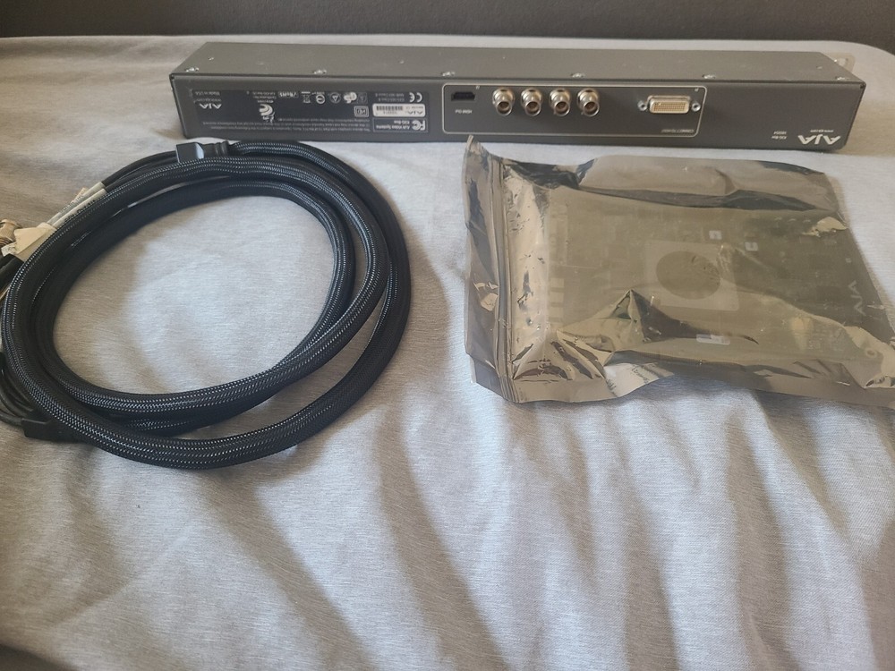 AJA KONA-4-R0 4-S02 Channel SD/HD/FHD SDI 4k x8 Video I/O Card cable K3G IO box