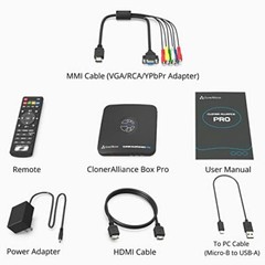 Video Recorder DVR with HDMI Capture Playback TV RCA/YPbPr/VGA Digital Converter