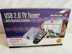 Startech USB 2.0 TV Tuner – Bring Cable T.V to PC Computer Laptop with Remote