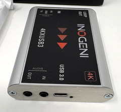 INOGENI 4KXUSB3 4K HDMI to USB 3.0 HDMI Loop Analog Audio & Visca Open Box