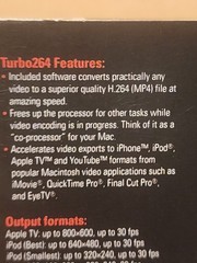 Elgato Turbo.264 Video Encoder Converter/ Exports to iPod and Apple TV QuickTime