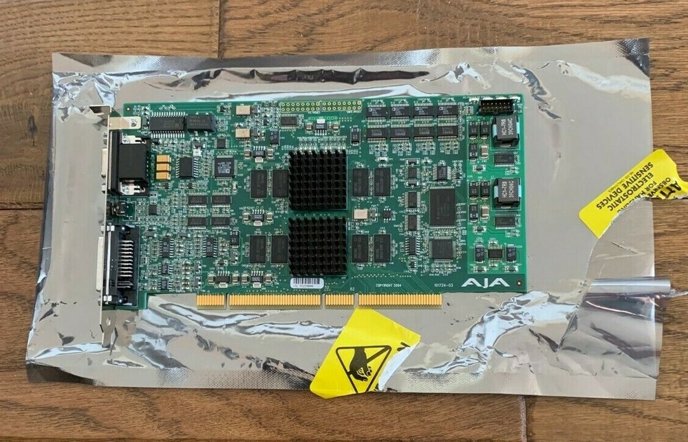 AJA KONA2 101724-03 Video Editing Card G53992 with RS-422 Breakout Cable