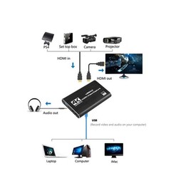 4K Audio Video Capture Card USB 3.0 HDMI Video Capture Device Full HD Recording