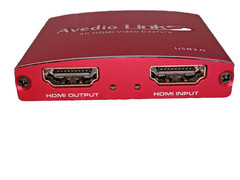 FREE SHIPPING!!! Avedio Links External Video Capture Card Red all cables, New!