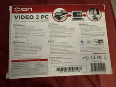 ION Video 2 PC VHS VCR to Computer USB Video Conversion System Movie Transfer