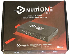 UCEC MultiOne Mini 4 Channel Video Multi-Viewer Capture Card 1080P 60FPS NEW
