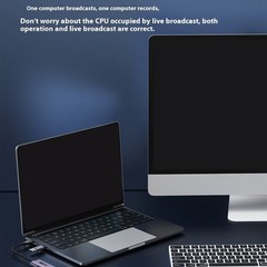 Aluminum Alloy HDTV Video Captures Grabbers 4K60Hz USB3.0 Interfaces for