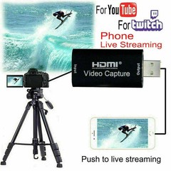 1 HDMI to USB Video Capture Card 1080P Recorder Phone Game Video Live Streaming