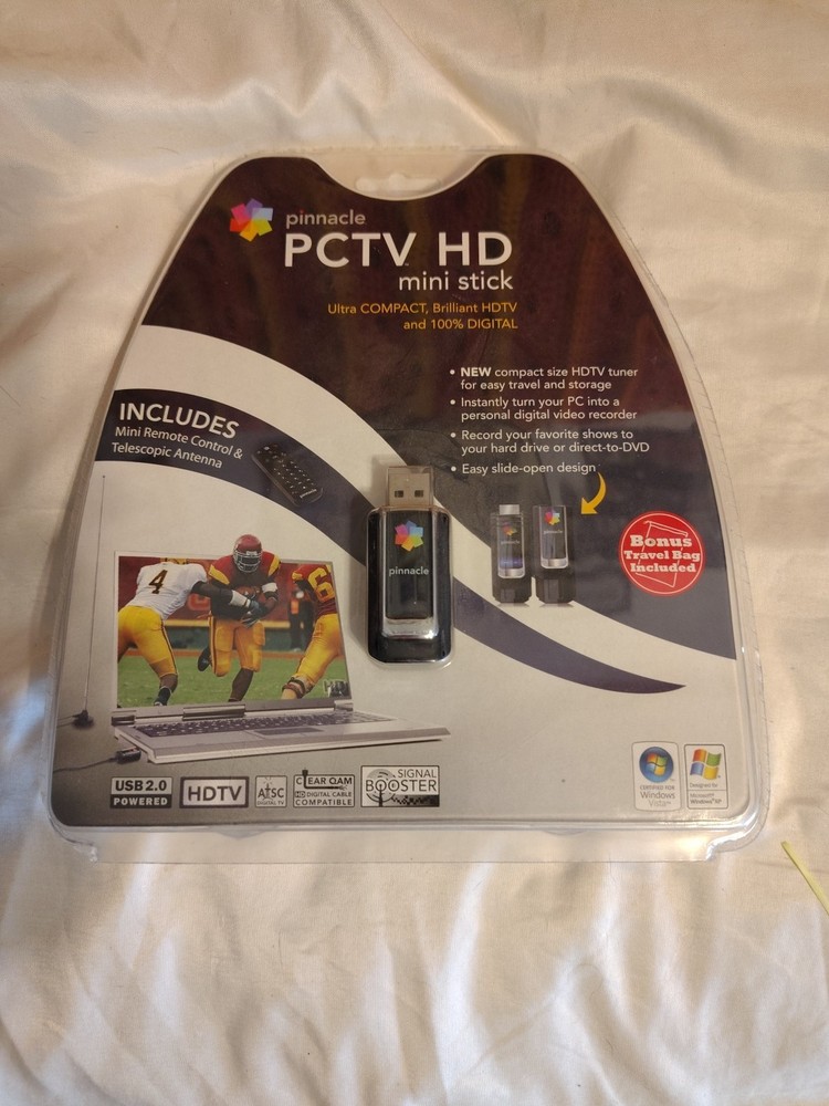 NEW Pinnacle PCTV HD Mini Stick Package Info In Pictures