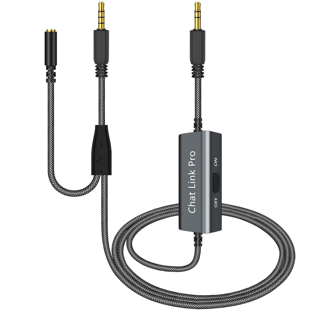 Chat Link Pro Cable for Nintendo Switch Xbox One PS4 PS5 with Isolator (6.6FT) (