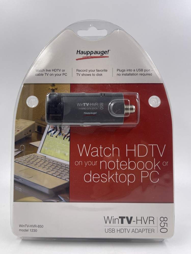 Hauppauge WinTV-HVR-850 NTSC / ATSC HD TV receiver Open Box