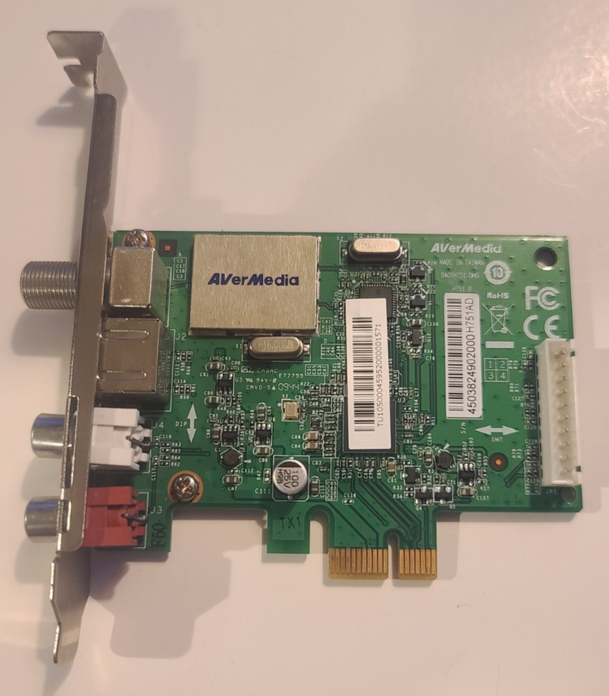 AVERMEDIA/H751/Hybrid Analog/ATSC/PCIex1/TV Tuner/Video Capture Card/Card Only