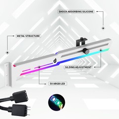 Built-in 5V ARGB Graphics Card GPU Brace Support Video Card Sag Holder G276ARGB