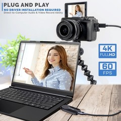 PyleUsa HDMI Capture Card – Camera Link 4K USB3.1 GEN1 HDMI-to-USB Audio-Video R