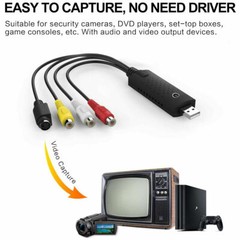 USB 2.0 Audio Video VHS to DVD VCR Converter Capture Card Adapter Digital Format