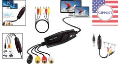 Lightweight USB Video Capture Card – Digitize VHS & Camcorder Memories Easily