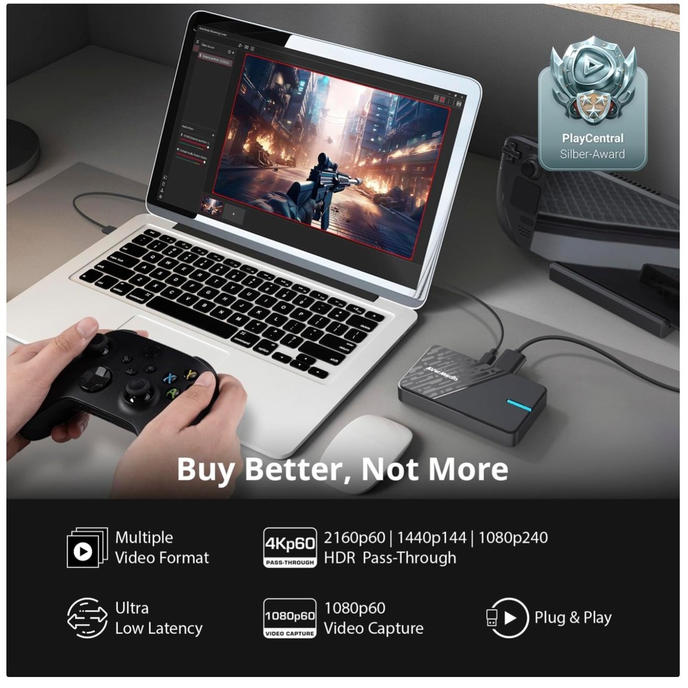 Ultra-Low Latency Game Streaming Card – Switch, Xbox, PS5