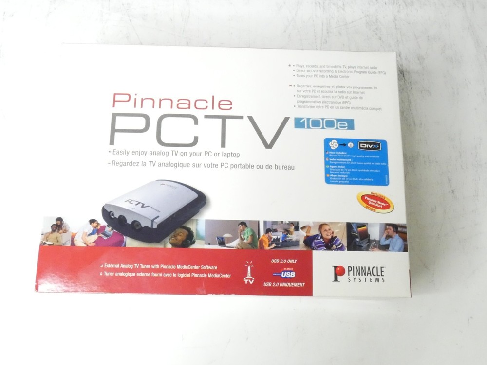Pinnacle PCTV 100e USB Analog TV Tuner MediaCenter Personal Video Recorder bm